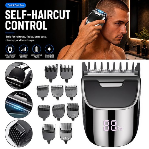Men cordless self cut - men’s, self‑cut