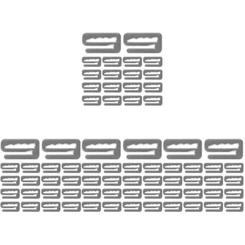 80pcs small silver barber cape - barber,